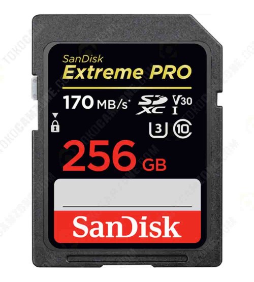 SDSDXXY - Sandisk Extreme Pro SDXC UHS-I 170MB/s 256GB 